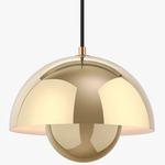 Flowerpot VP1 Pendant - Overstock - Brass Plated / Brass Plated