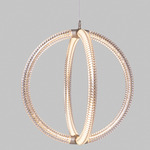 Luminora Pendant - Aluminum / Transparent
