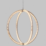 Luminora Pendant - Aluminum / Transparent