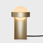 The Loop Table Lamp - Gold / Matte White