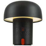 Kooduu Sensa Play Portable Speaker Lamp - Black / Frosted