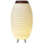 Kooduu Synergy Portable Speaker Lamp - Aluminum / White
