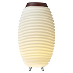Kooduu Synergy Portable Speaker Lamp - Aluminum / White