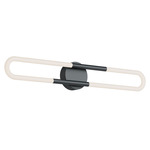 Adel Color-Select Bathroom Vanity Light - Black / White