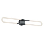 Adel Color-Select Bathroom Vanity Light - Black / White