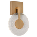 Apollo Color-Select Wall Sconce - Antique Brass / Clear