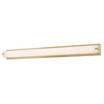Axel Color-Select Bathroom Light - Satin Brass / White