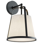Lizzette Wall Sconce - Black / White