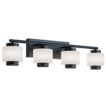 Sydney Color-Select Bathroom Vanity Light - Black / White