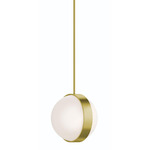Verona Color-Select Pendant - Antique Brass / White
