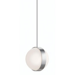 Verona Color-Select Pendant - Satin Nickel / White