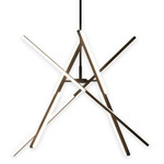 Stix Chandelier - Black
