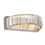 Stella Wall Light - Satin Nickel / Clear