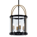 Bonita Pendant - Black / Clear