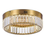Stella Color-Select Ceiling Light - Brushed Brass / Clear