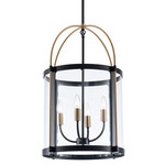 Bonita Pendant - Black / Clear