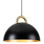Pantheon Pendant - Rust Brass / Black