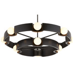 Hans Chandelier - English Bronze / Matte Swirl
