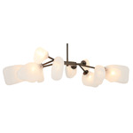 Grozny Chandelier - English Bronze / Frosted