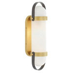 Flemming Wall Sconce - Antique Brass / Matte Swirl