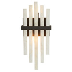 Fairfax Wall Sconce - English Bronze / Alabaster