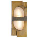 Graham Wall Sconce - Antique Brass / White Onyx