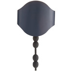 Flannery Wall Sconce - Natural Iron / Navy
