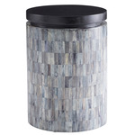 Garner Accent Table - Grey / Ebony