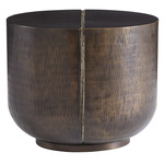Fosser End Table - Antique Bronze