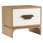 Kianna Side Table - Oak / White