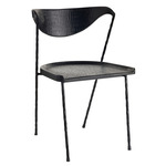 Fletcher Dining Chair - Blackened Iron / Ebony