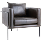 Giroud Lounge Chair - Black / Black