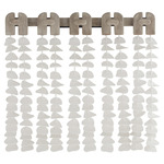 Melt Wall Decor - Smoke / White