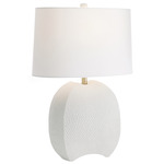 Fairbanks Table Lamp - White / White