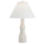 Francine Table Lamp - Eggshell / Off White Linen