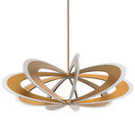Iridium Pendant - Etched Gold