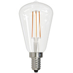 ST15 E12 Candelabra Base 4W 120V 2700K 90CRI 4-PACK - Clear