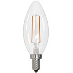B11 Filament Candelabra Base 4W 120V 2700K 90CRI 4-PACK - Clear