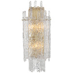 Ackerly Wall Sconce - Aged Brass / Clear