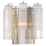 Addis Wall Sconce - Polished Chrome / Autumn