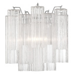 Addis Wall Sconce - Polished Chrome / Clear