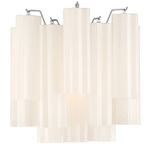 Addis Wall Sconce - Polished Chrome / White