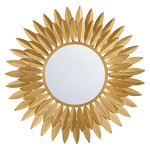 Broche Mirror - Antique Gold
