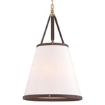 Callahan Pendant - Luxe Gold / White
