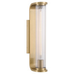 Jarvis Wall Sconce - Aged Brass / Clear