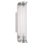 Jarvis Wall Sconce - Polished Nickel / Clear