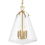 Voss Pendant - Luxe Gold / Clear