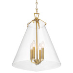 Voss Pendant - Luxe Gold / Clear
