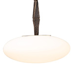 Jules Ceiling Light - Bronze / Matte Opal