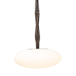 Jules Ceiling Light - Bronze / Matte Opal